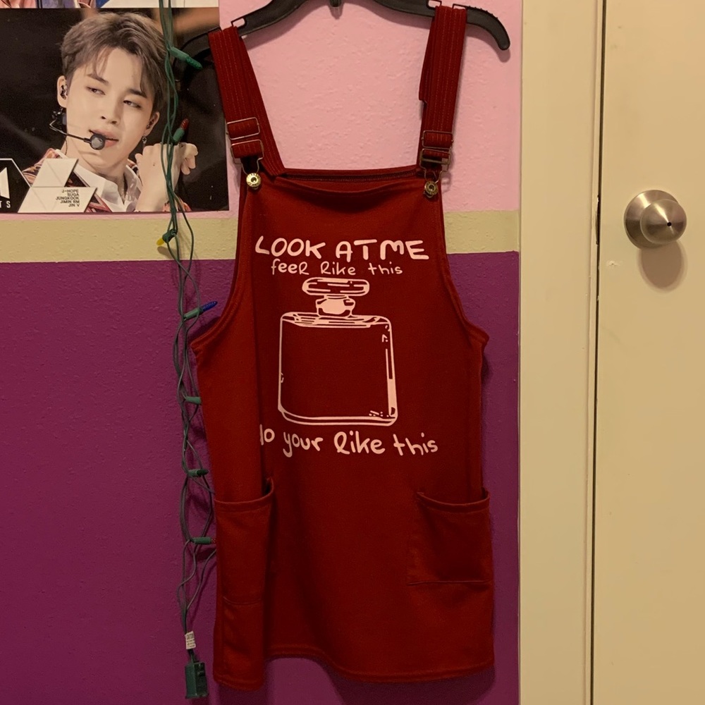 An overall dress
